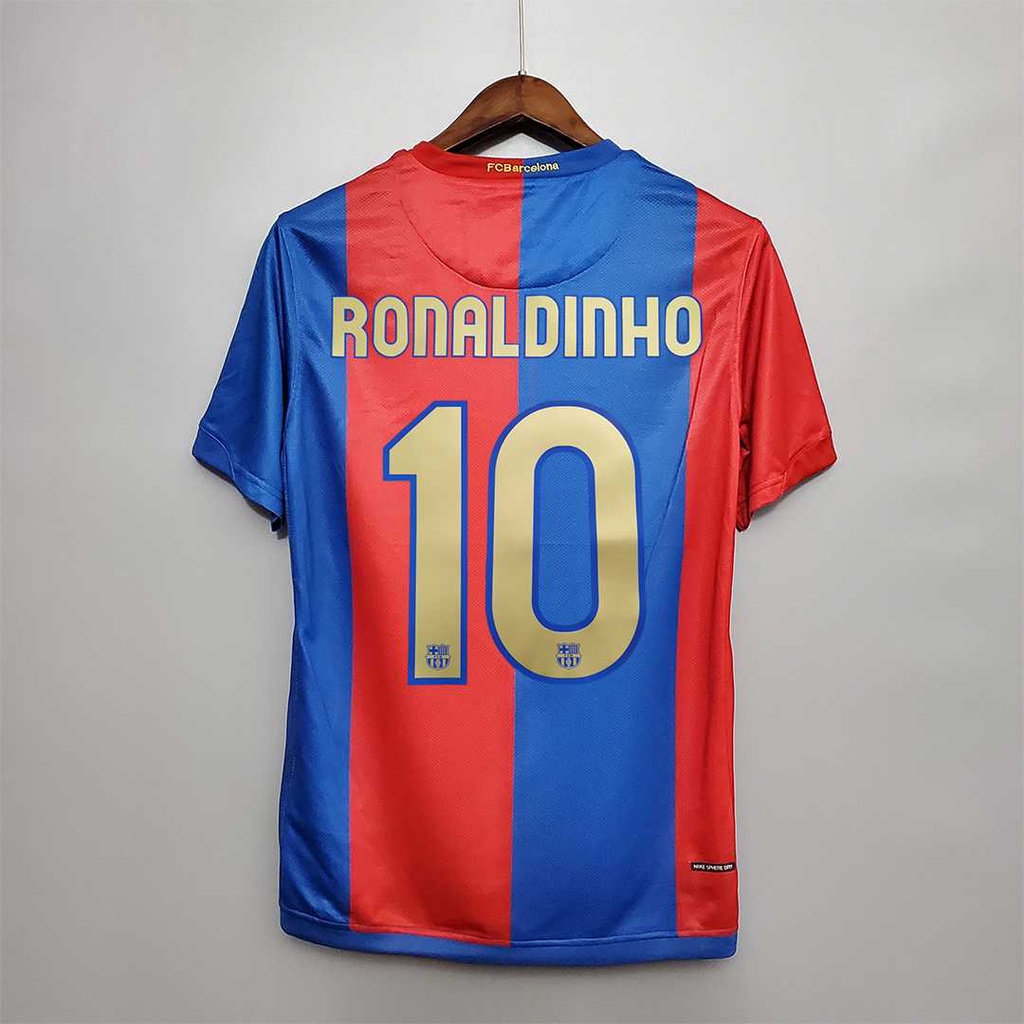 0607 Barcelona Top Quality Home Retro Soccer Jersey custom Tshirt