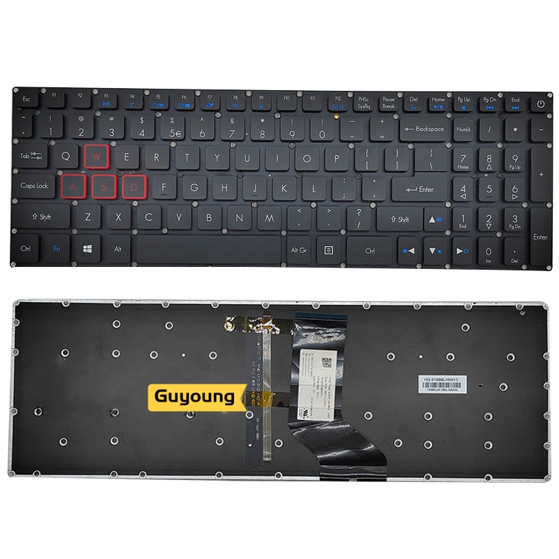 YJX Backlit keyboard AN515 AN515-51 AN515-52 AN515-53 AN515-41 AN515-42 ...