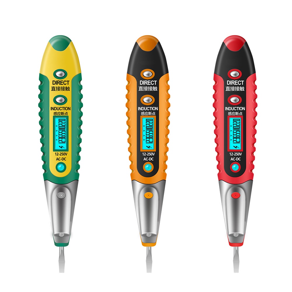 Digital Test Pencil Tester Electrical Voltage Detector Pen LCD Display ...