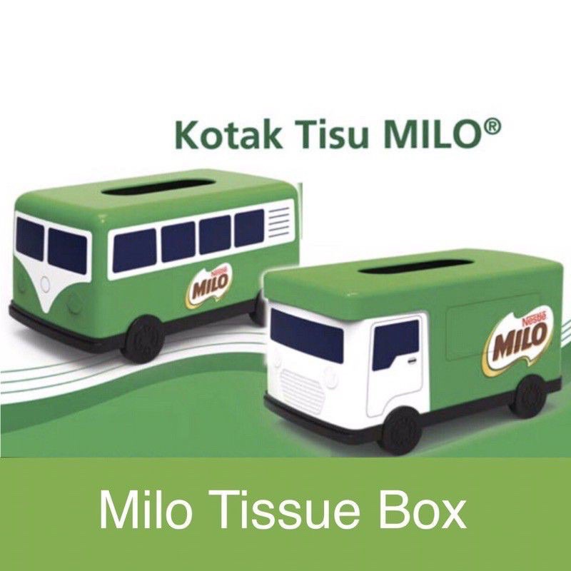 Milo Limited Edition Van Truck Tissue Box by Nestle | Shopee Philippines