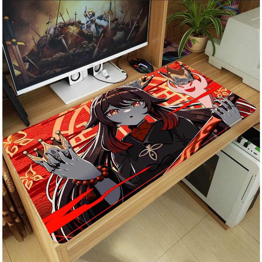 Genshin Impact Desk Mat (Hu Tao) [Lawson, @Loppi, and HMV exclusive] main image 1