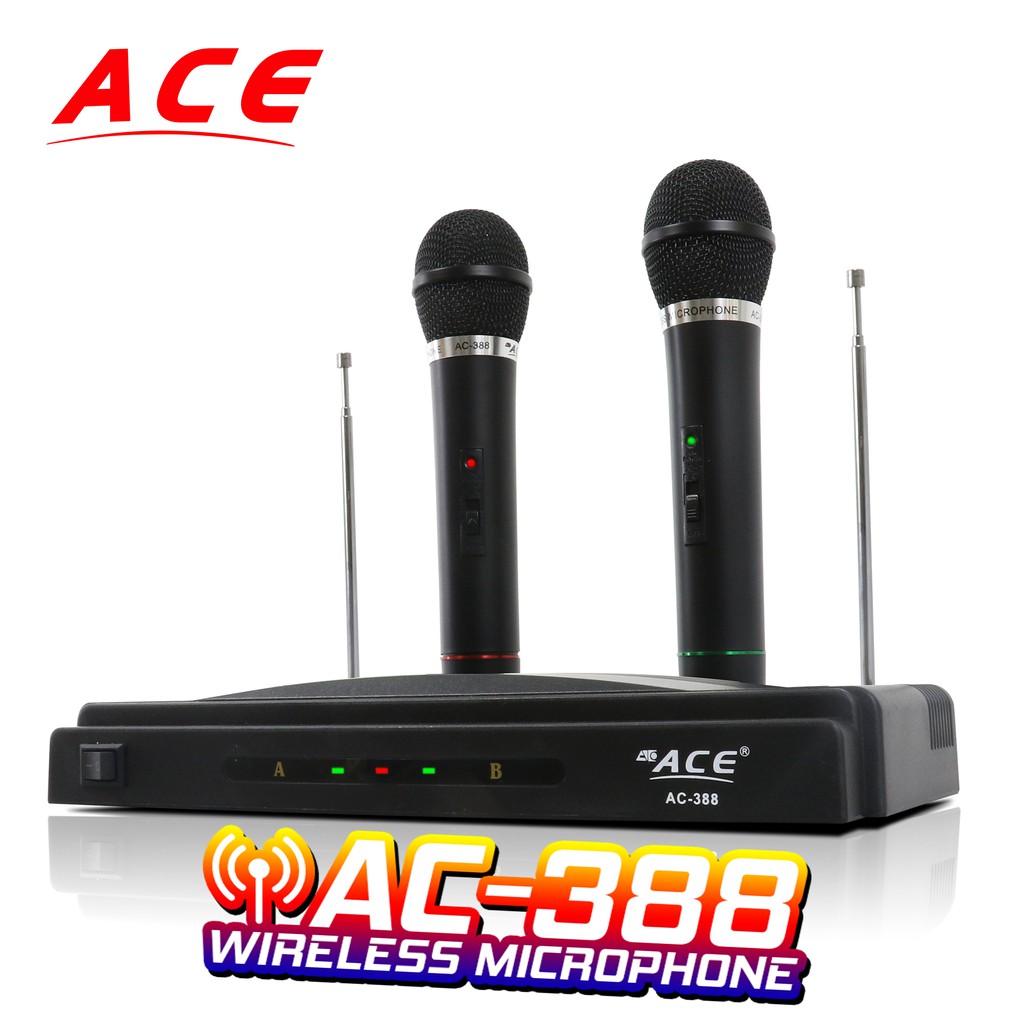 ACE Wireless Microphone AC 388 Shopee Philippines