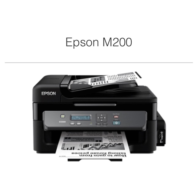 Epson M200 Mono All In One Ink Tank Printer Shopee Philippines 1065