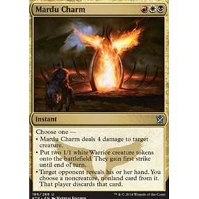 Magic the Gathering : Mardu Charm KTK Mint - UC MTG Multicolored ...