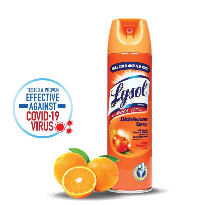 Lysol Disinfectant Spray Citrus Meadows 340g Shopee Philippines