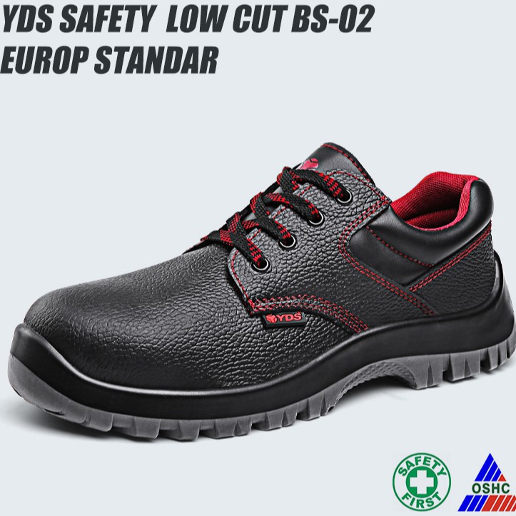 JH YDS BS02 Men's Breathable Low Cut Steel Toe Cap Work Safety Shoes