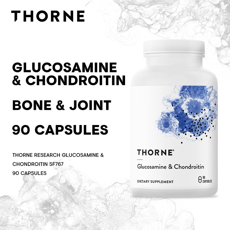 Thorne Research Glucosamine & Chondroitin 90 Capsules (BBE 01/2023