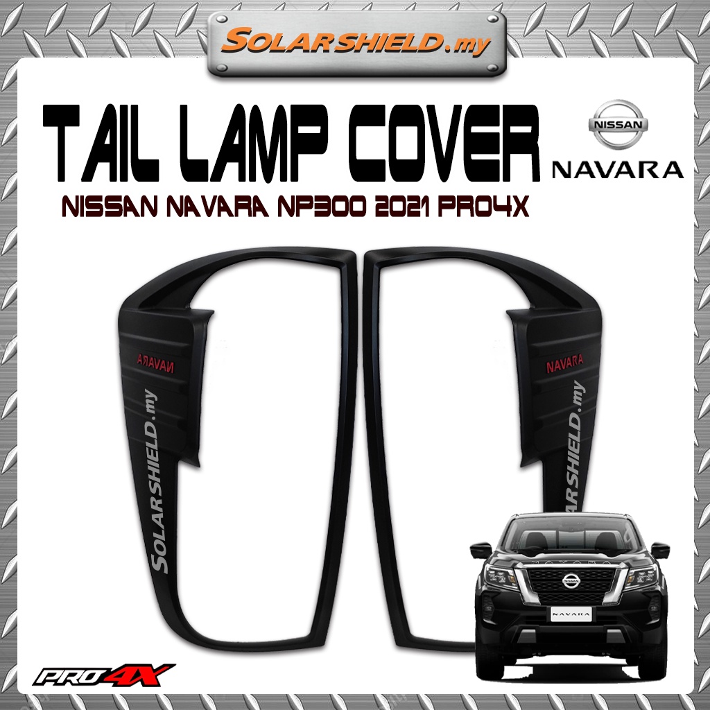Nissan Navara NP300 2021 PRO4X Tail Lamp Cover With Red Wording (2pcs ...
