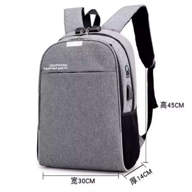 Anti theft 2024 backpack shopee