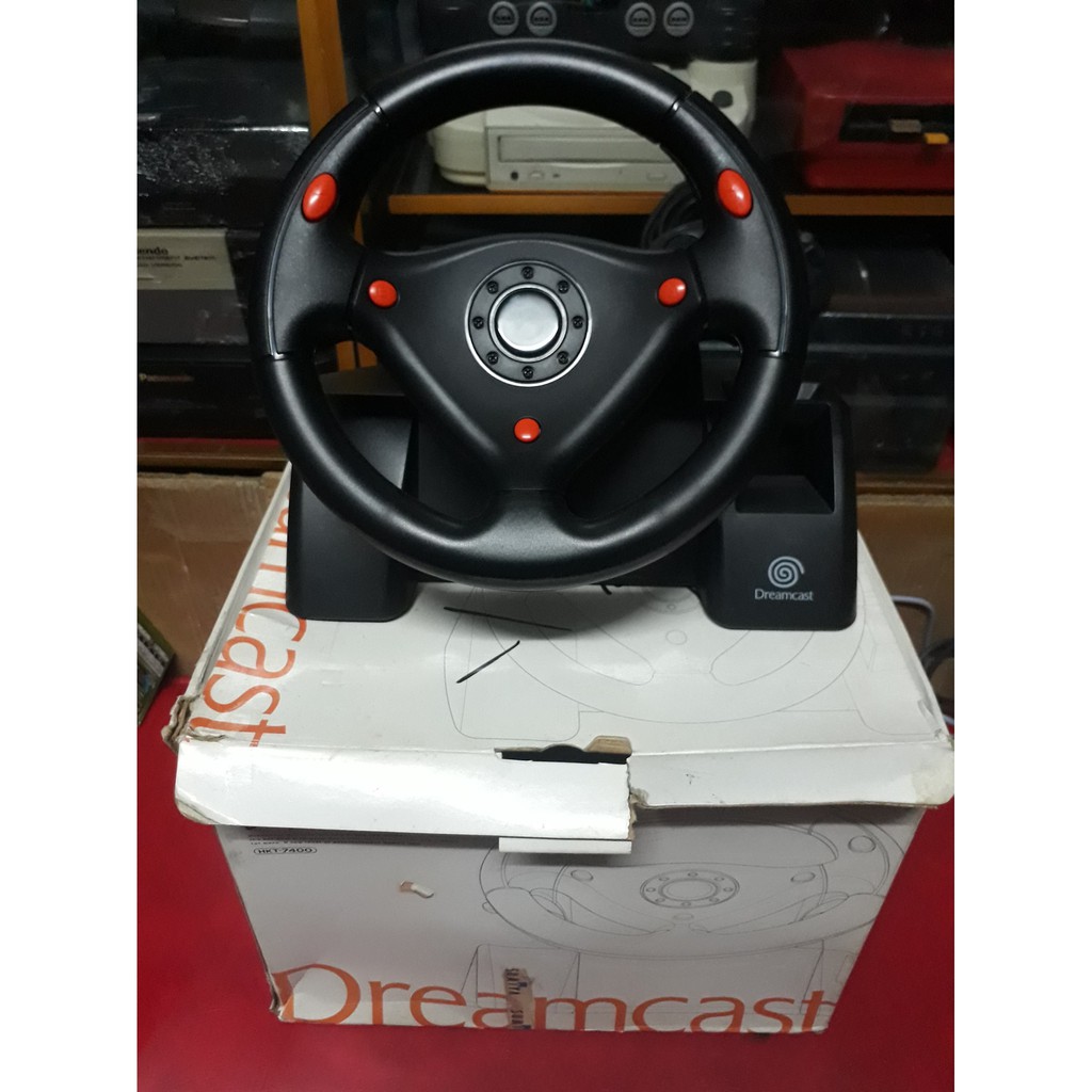 Official Sega Dreamcast Racing Wheel Controller HKT-7430 | Shopee ...