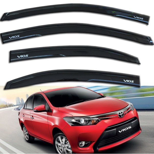 Toyota Vios Generation 3 superman Rain Sun Visor 2013 to 2018 Rain ...