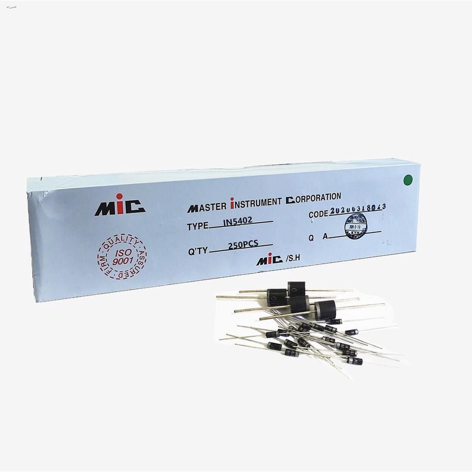 Genuine MIC 5402 rectifier diode 1N5402 IN5402 3A200V copper feet 1 box ...