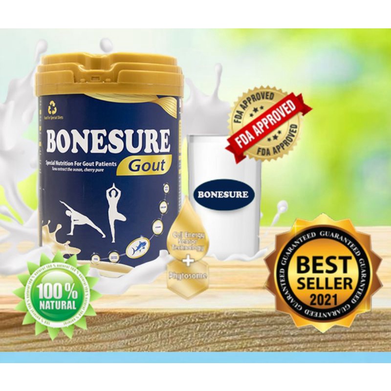 BONESURE MILK ( NEW TO SUPPORT GOUT, ARTHRITIS, URIC ACID MILK