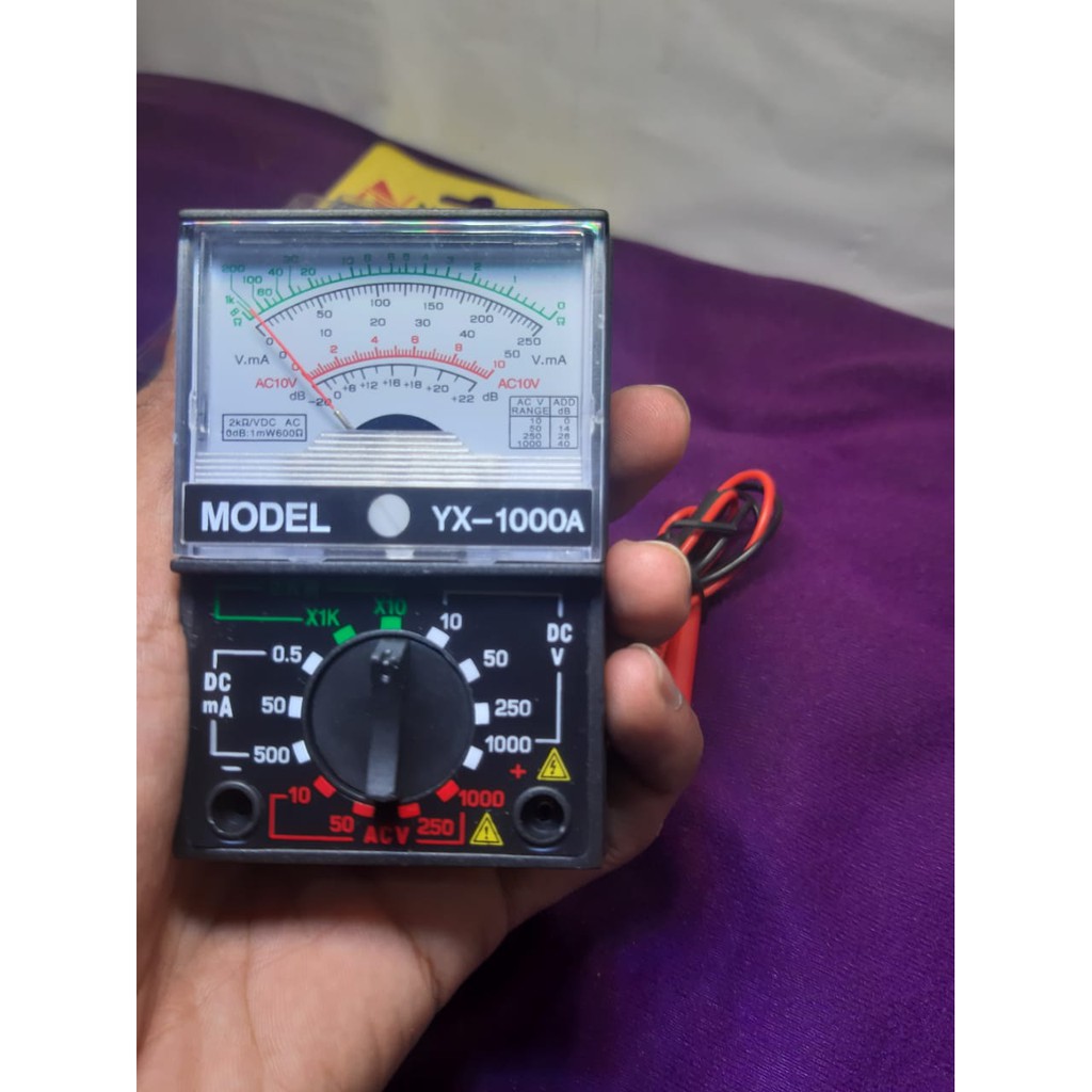 Multitester Multimeter Avometer Yx 1000a Yx 1000 A Nankai Skls Sanwa
