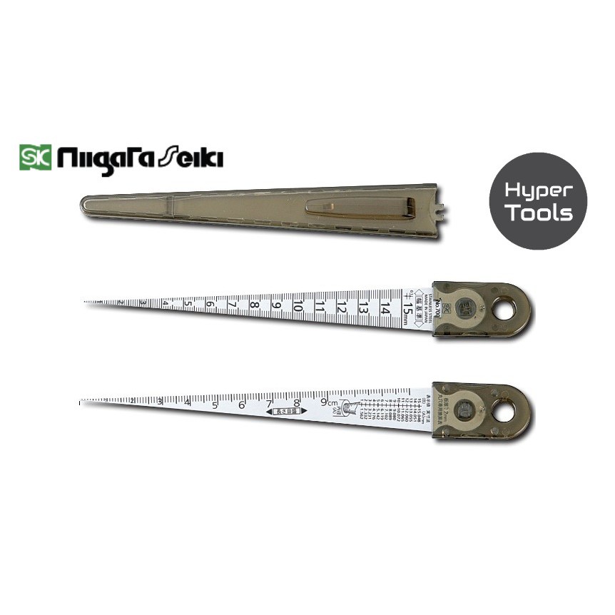 NIIGATA SEIKI (Japan) Taper Gage / Taper Gauge with Case 1mm15mm Model TPG700AC Shopee