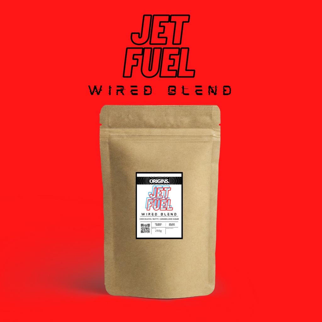 R/D 3/4 ORIGINS MNL Jet Fuel WIRED blend (Espresso Roast) Shopee