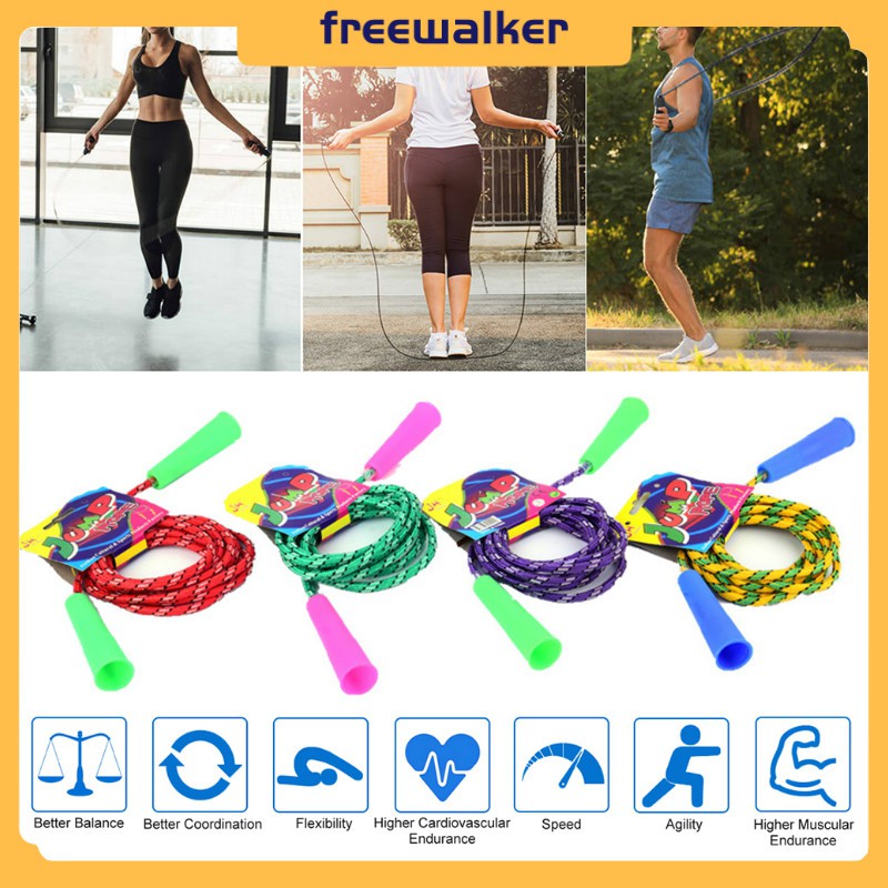 [COD] Adjustable Jump Rope Women Men Kids Skipping Rope Children ...