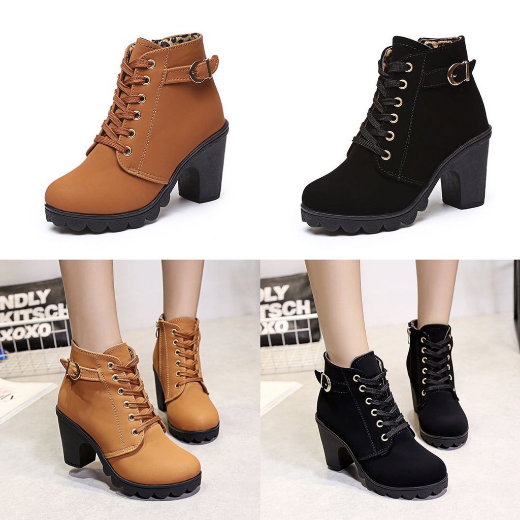 Korean hotsell boots shopee