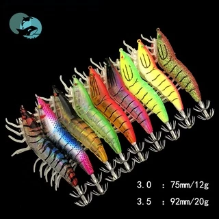 Fishing Bait, Luminous Squid Jigs Fishing Lures Set 5PCs Artificial Hard  Baits with 3D Fish Eyes and High Strength Hooks, Hooks -  Canada