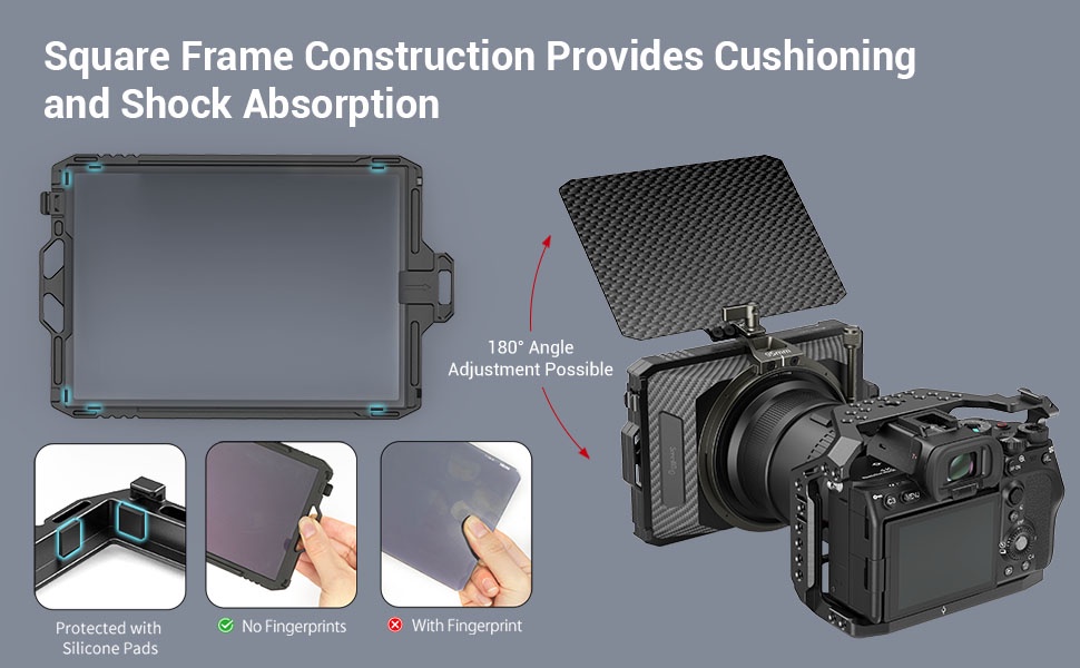 SmallRig Mini Matte Box Lite with Top Flag for DSLRs and Mirrorless