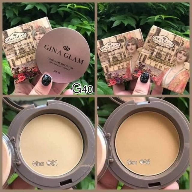 GINA G40 Powder Puff The Best Foundation | Shopee Philippines