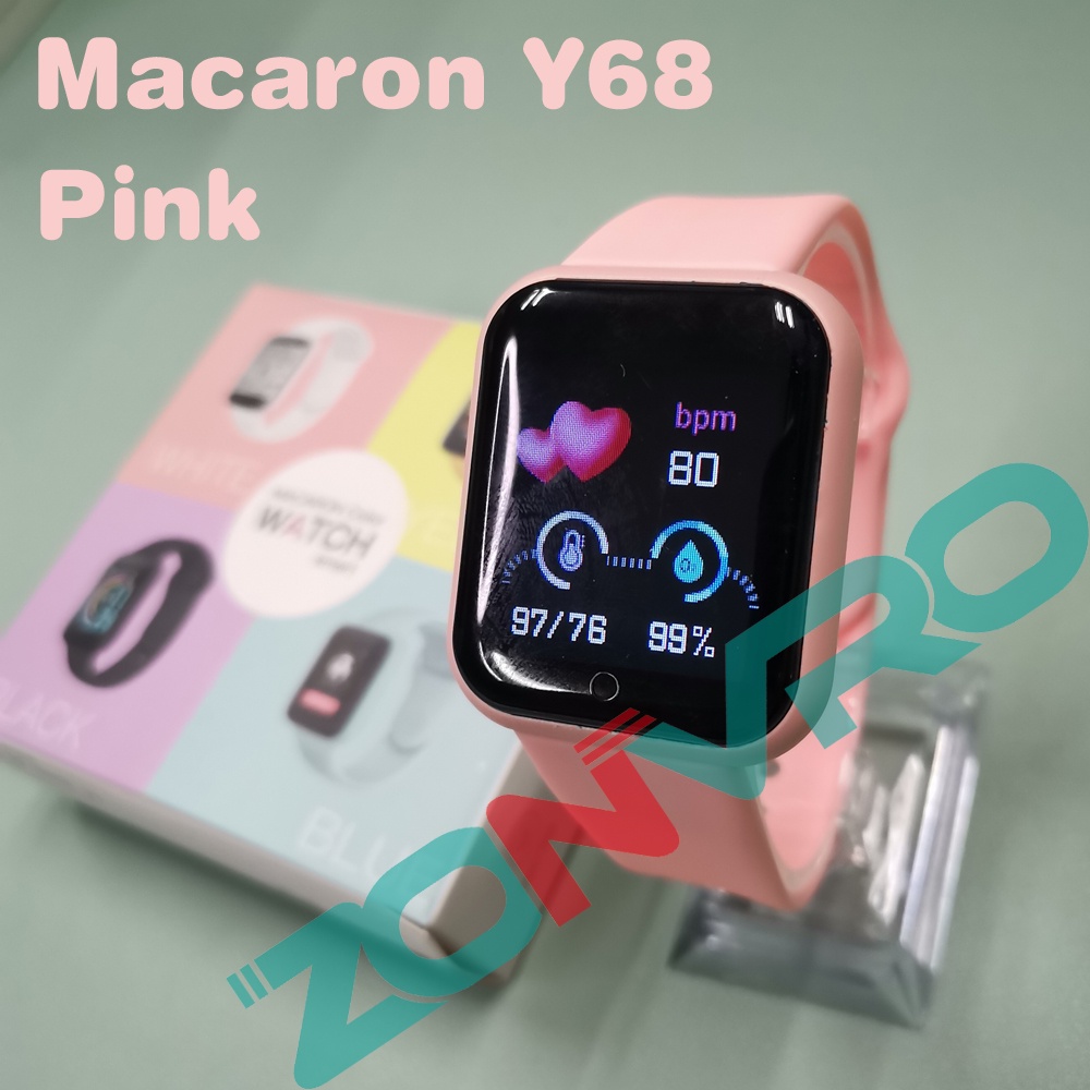 Macaron Smart Watch Y68 D20 D20 Color Smartwatch A1 Smart Band(y68 - Main Image