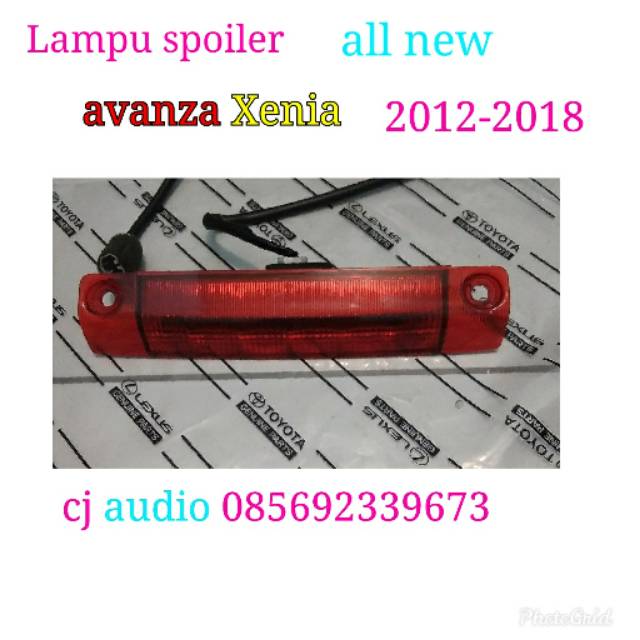 Spoiler lights for all new avanza 2012 2013 2014 2015 2016 2017 2018 ...