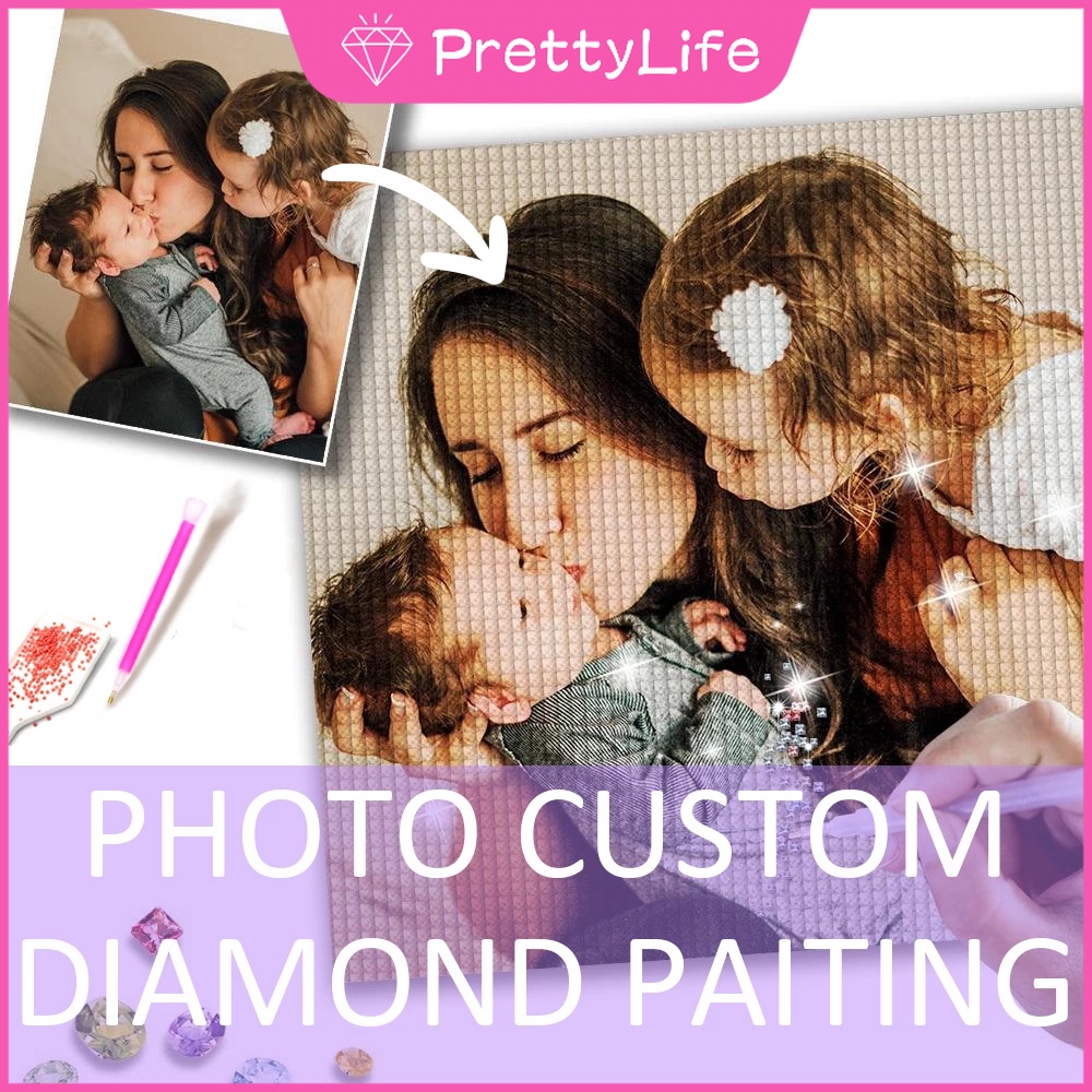  Custom Diamond Painting Kits for Adults, Personalized