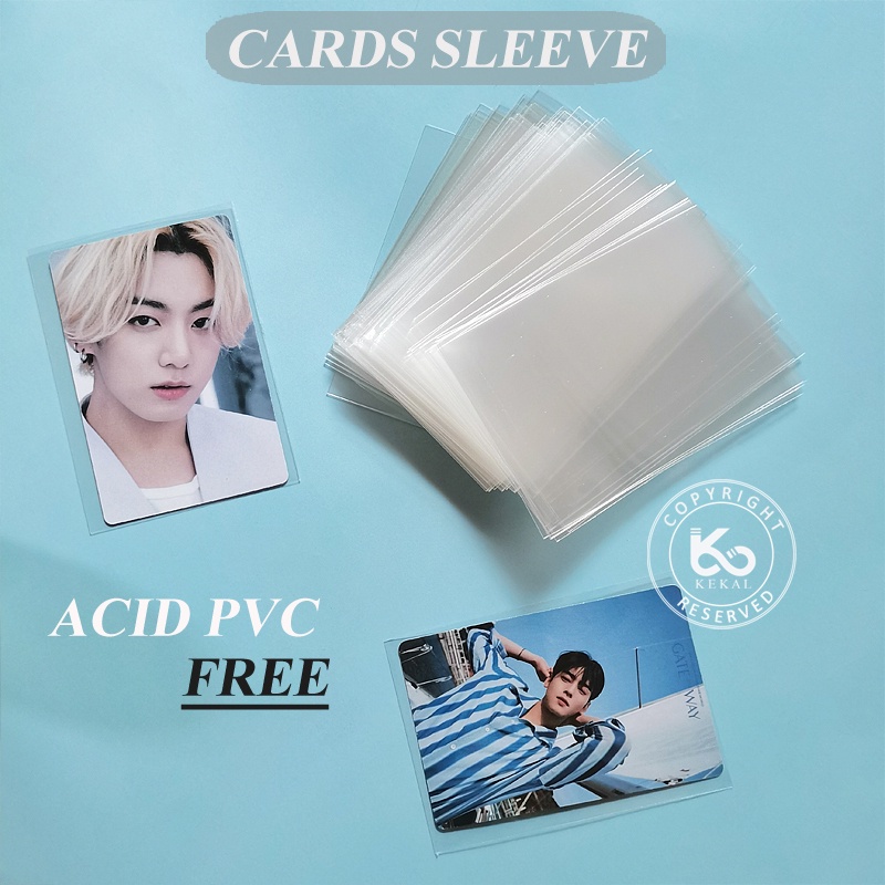 【Acid PVC Free】Transparent Ultra Pro Card Sleeves Game Cards Toploader
