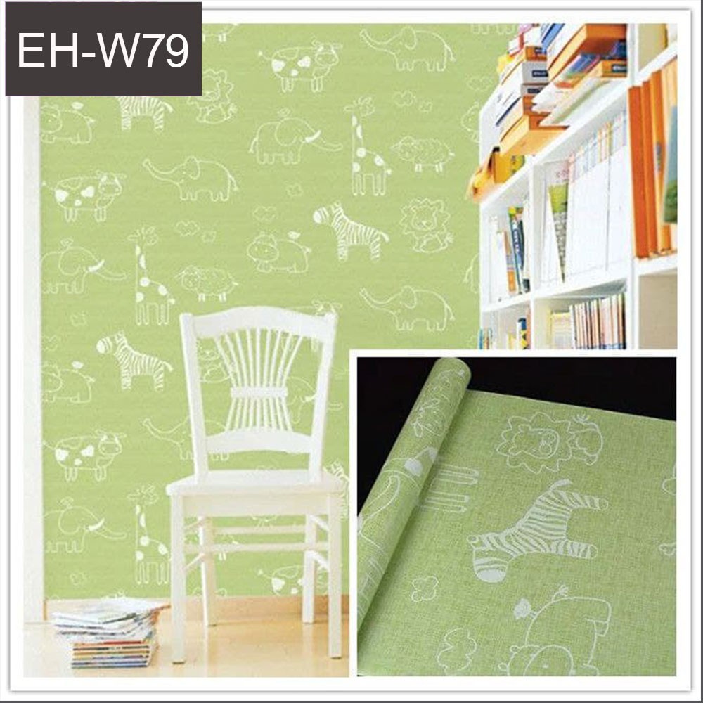 EHOME Cartoon character wall paper 10meters self adhesive Quality