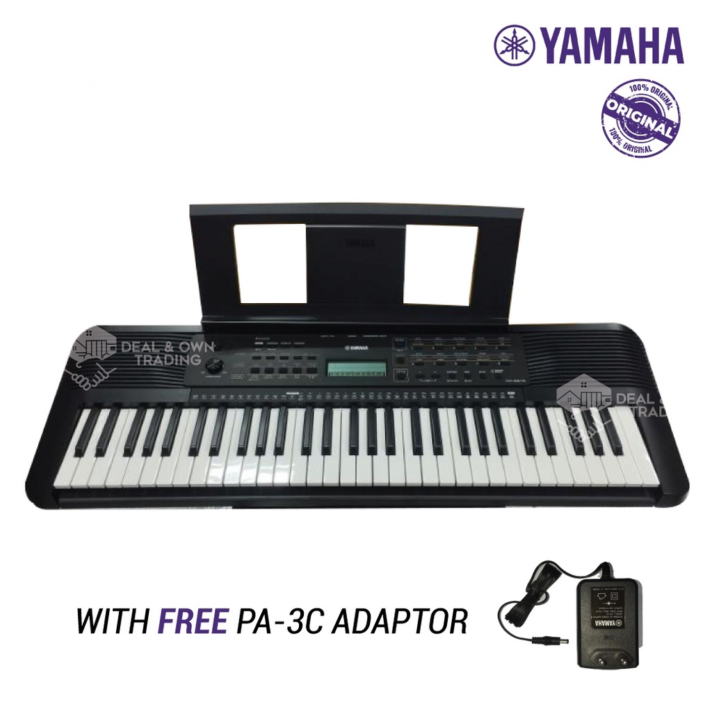Yamaha PSR-E273/PSR E273 KEYBOARD WITH ADAPTOR (61 KEYS) | Shopee ...