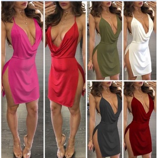 dresses for women 2023 formal dresses women elegant 037 Red Spaghetti Strap  Maxi Dress Women Sexy Sleevelss Backless V-Neck Slim Party Evening Clubwear