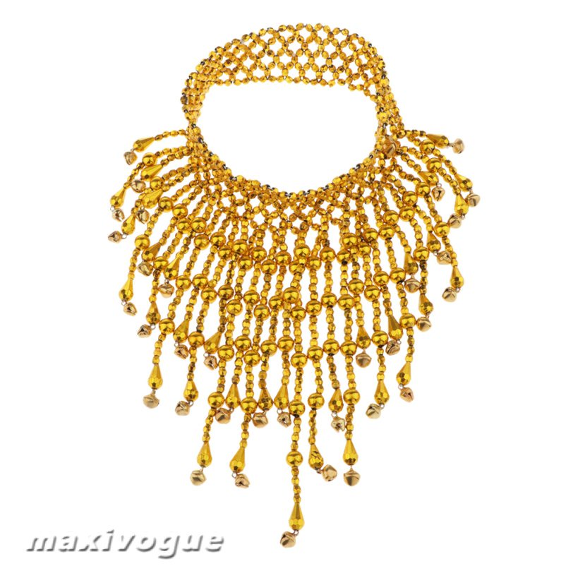 Belly Dance Gold/Silver Necklace Bead Jewelry Indian Dance Costume