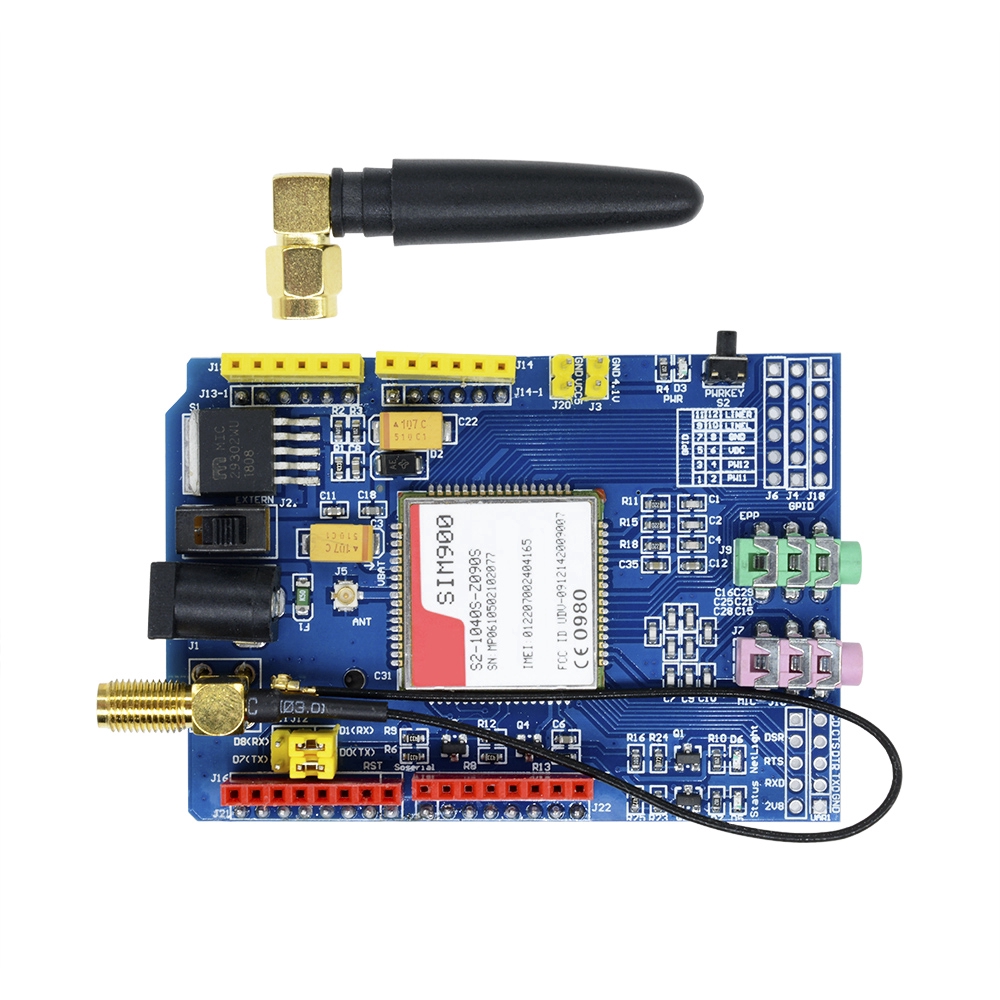 Pcbfun Sim900 850/900/1800/1900 Mhz Gprs/Gsm Development Board Module ...