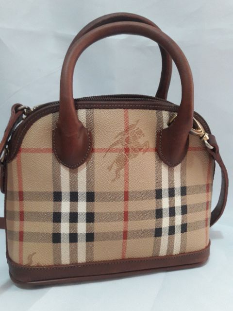 Original Burberry Alma Hand Bag, Luxury, Bags & Wallets on Carousell