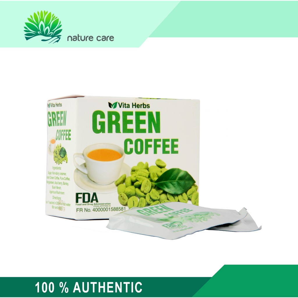 Vita Herbs Green Coffee 10's FDA Approve Shopee Philippines