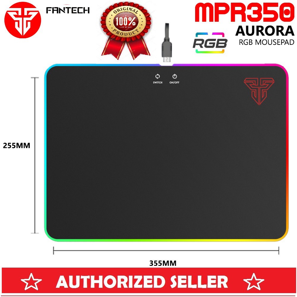 FANTECH MPR350 RGB GAMING MOUSEPAD | Shopee Philippines