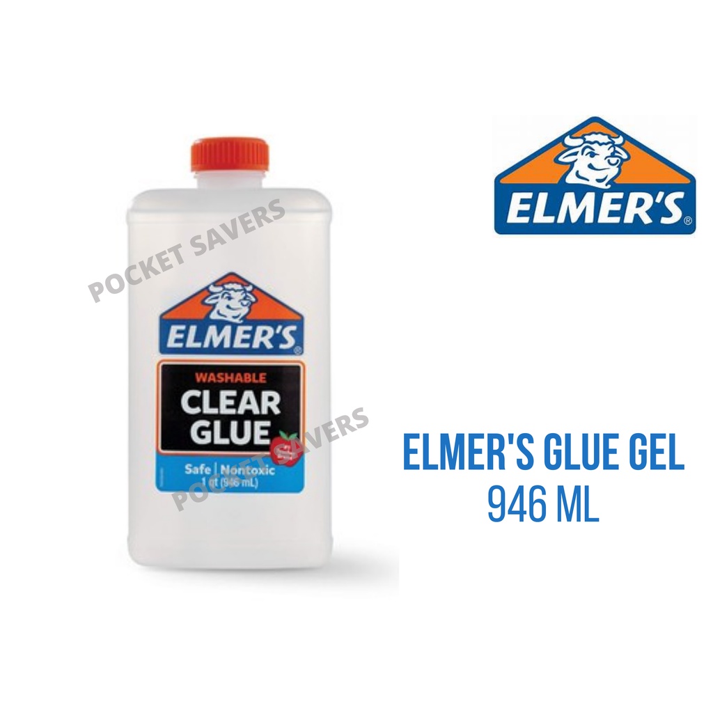 Elmer's Glue Gel 2024691 (946 ml, Clear, NonToxic, Safe, Washable