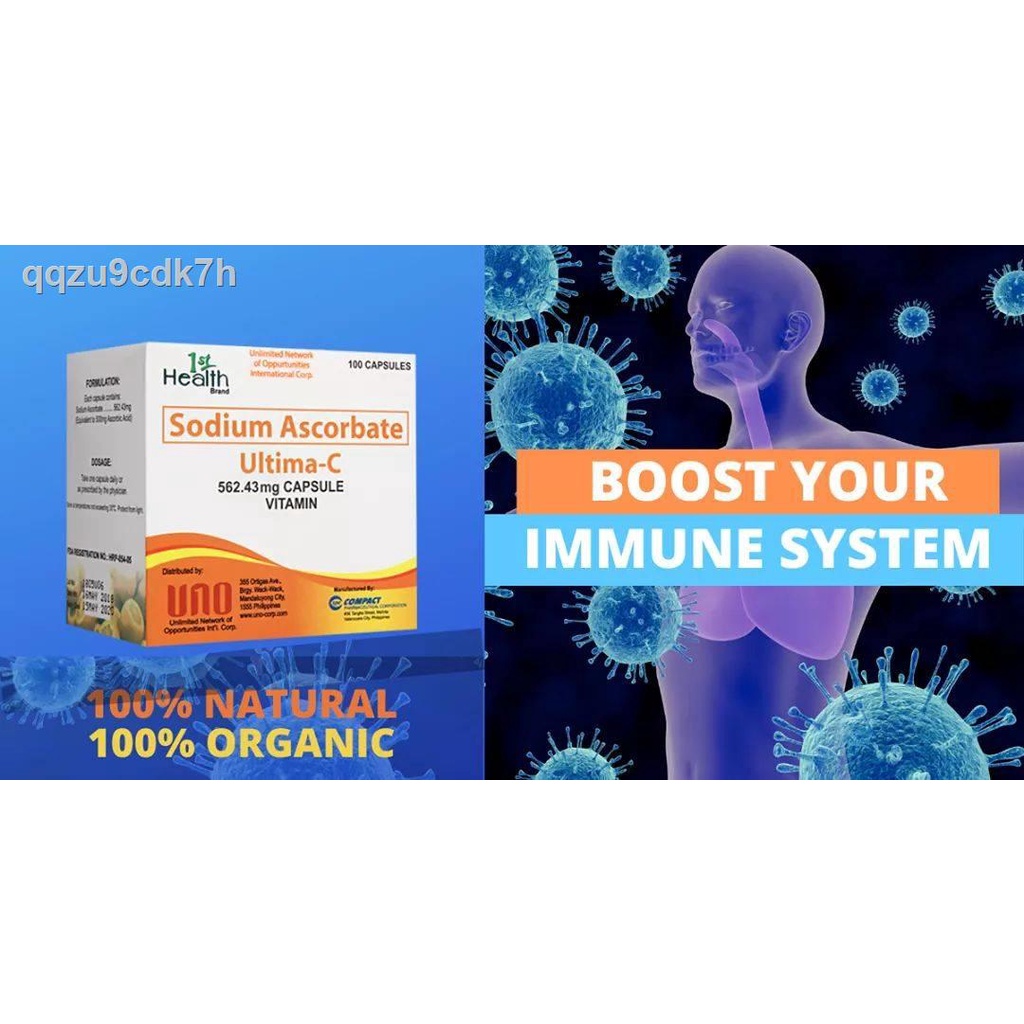 ULTIMA C pampataba na vitamins 30capsule ORIGINAL sodium ascorbate