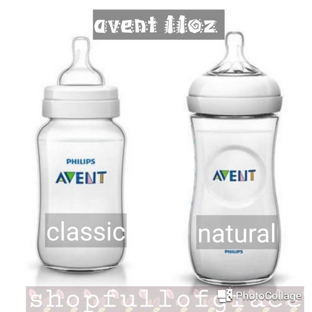 Avent bottles best sale classic vs natural