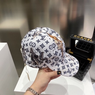 Louis Vuitton Fashion Trend Baseball Cap Print Lv Peaked Cap