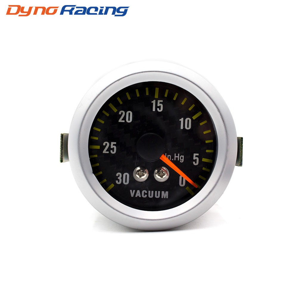 2inch 52mm Car Vacuum Gauge 030 In.Hg Universal Carbon Fiber Face Vacuum Meter Gauge Shopee
