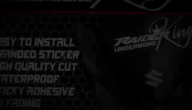 RAIDER 150 FI UNDERBONE KING STICKER DCDK | Shopee Philippines