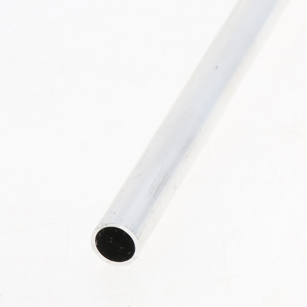 50cm 6063 Aluminium Alloy Round Tubes Pipe Pole Hollow Shaft OD 8mm