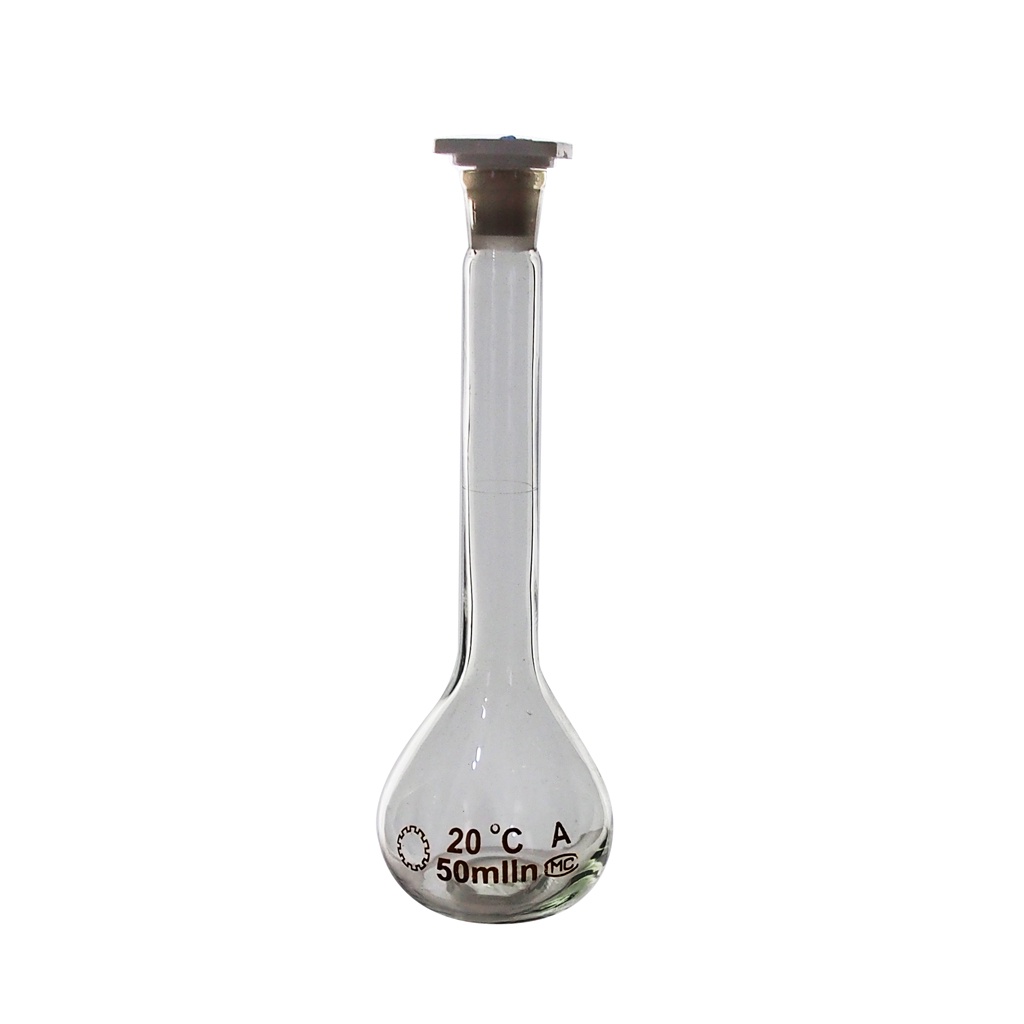 Glass Volume Measuring Bottle Plastic Stopper (Volumetric Flask-with ...