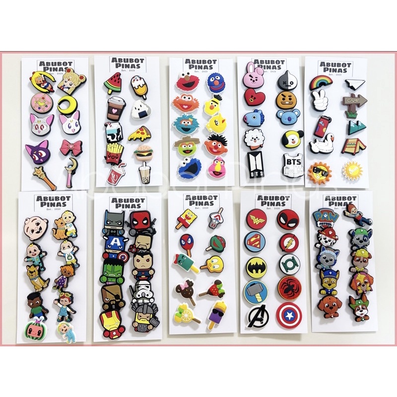 10pcs Set Jibbitz Charms High quality Jibbitz Set jibbitz