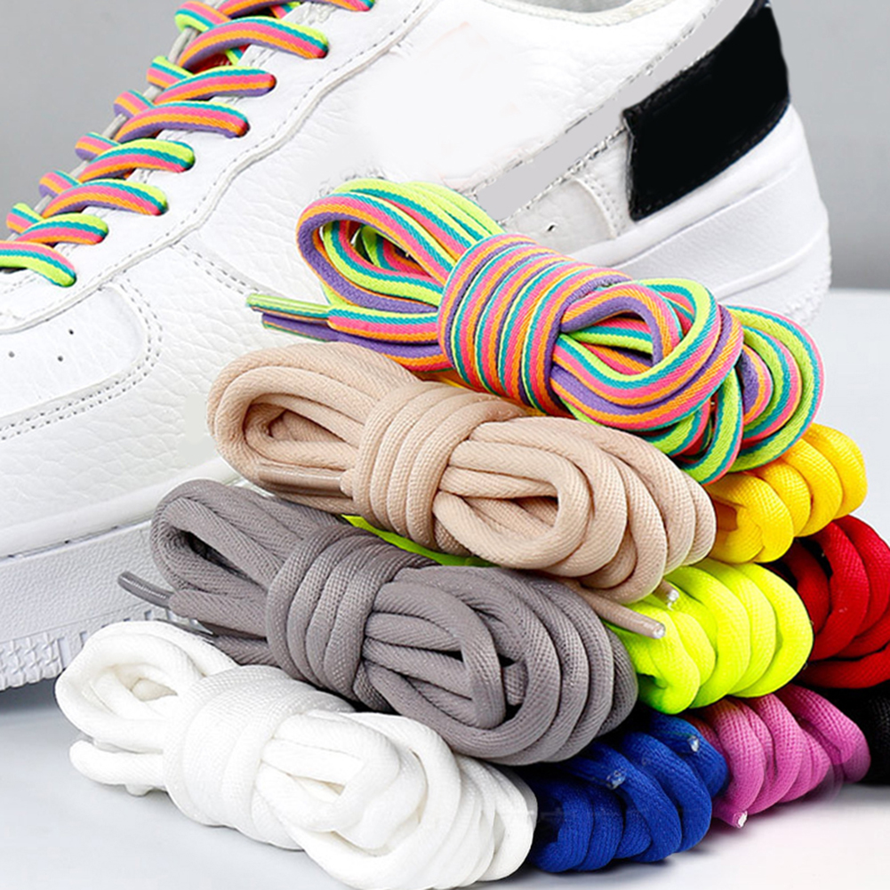 1Pair 120cm Classic Bright Color Casual Round Long Shoelace Sneakers Unisex Sports Shoelaces Fashion Shoe Accessories Shopee Philippines