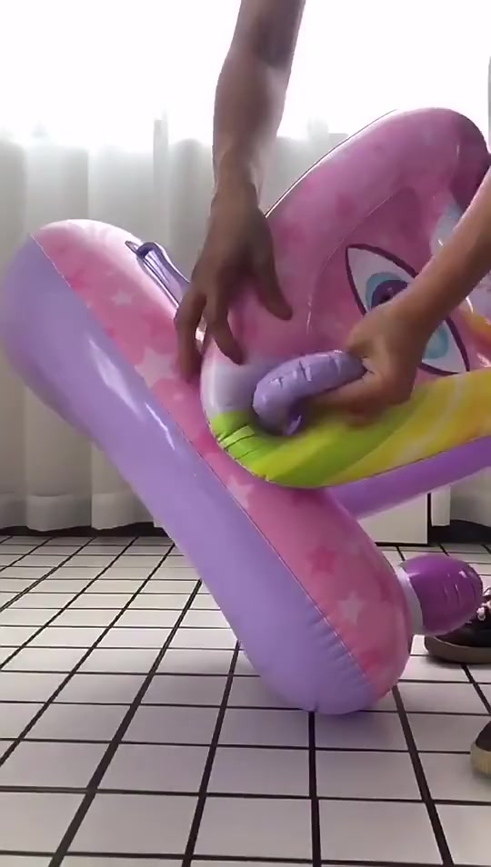 Kids Salbabida Floaters Pink Unicorn Swimming Floater Inflatable Ring ...