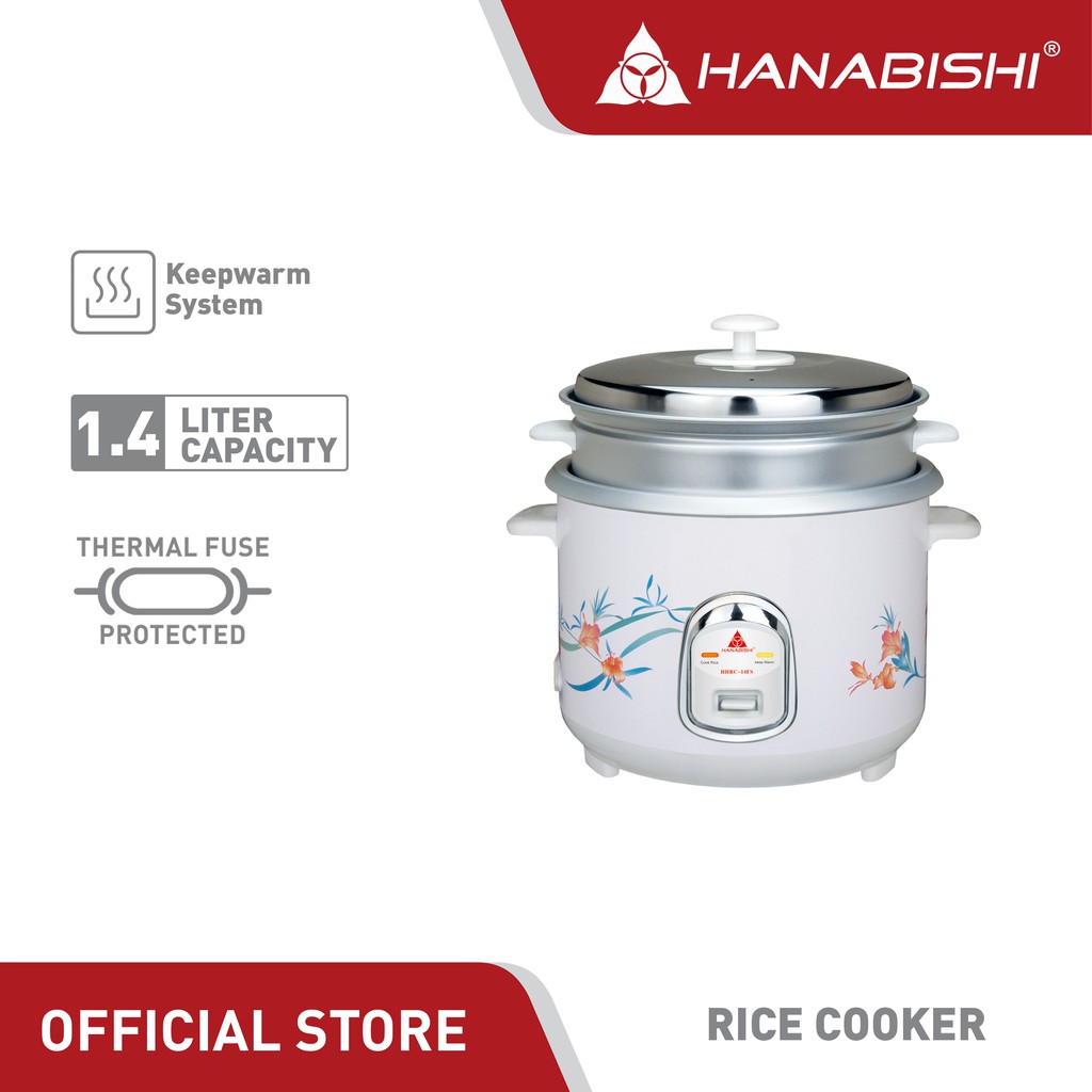 Hanabishi Rice Cooker HHRC14FS 1.4L 7 cups Shopee Philippines
