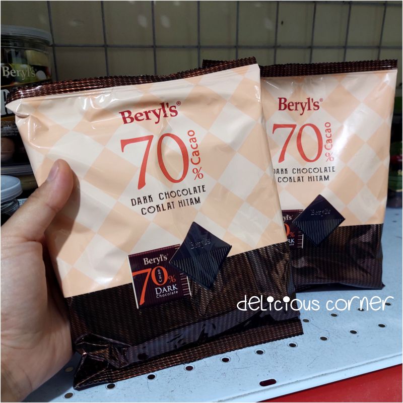 Beryl's 70% Dark Chocolate Cacao 250g Original Malaysian Chocolate diet ...